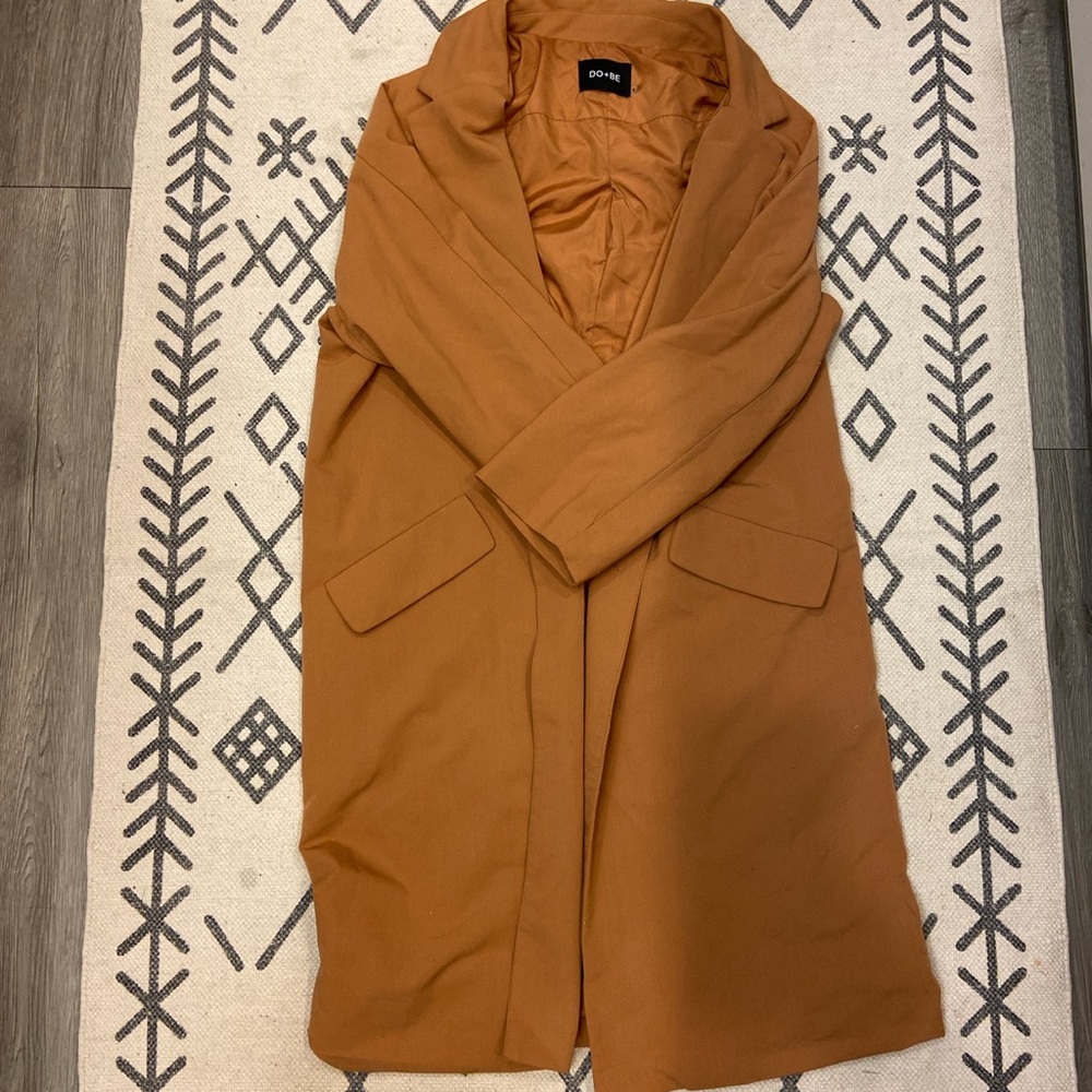 Do+Be camel longline jacket